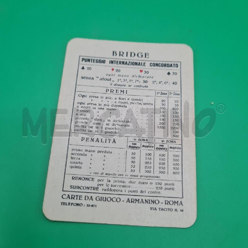 CARTE DA GIOCO ANTICHE ARMANINO | Mercatino dell'Usato Torino san paolo 3