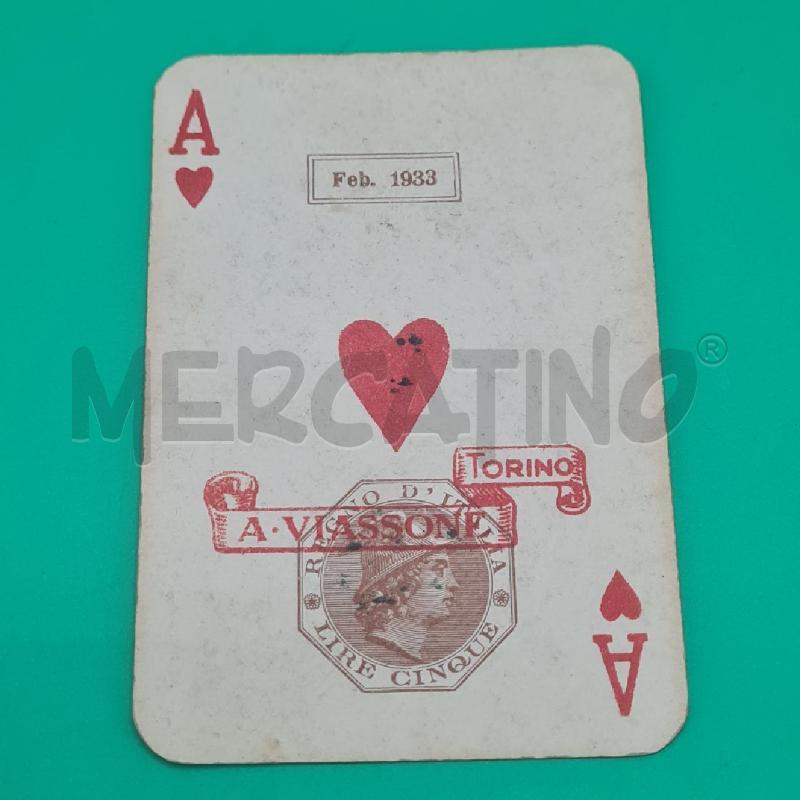 CARTE DA GIOCO ANTICHE VIASSONE  | Mercatino dell'Usato Torino san paolo 3