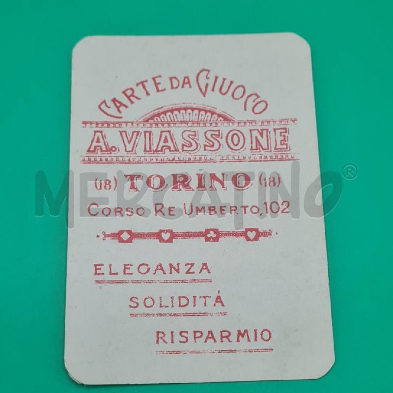 CARTE DA GIOCO ANTICHE VIASSONE  | Mercatino dell'Usato Torino san paolo 4
