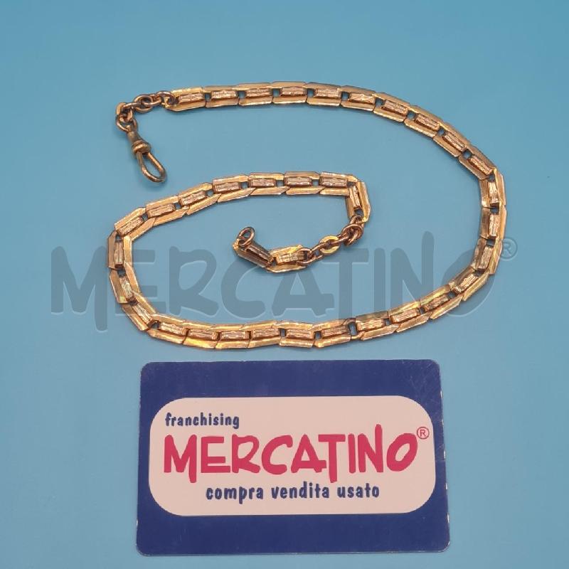 CATENA OROLOGIO AMERIKANER PLACCATA  | Mercatino dell'Usato Torino san paolo 1