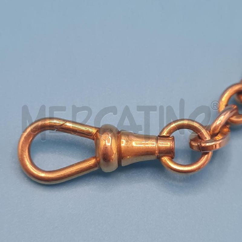 CATENA OROLOGIO AMERIKANER PLACCATA  | Mercatino dell'Usato Torino san paolo 3