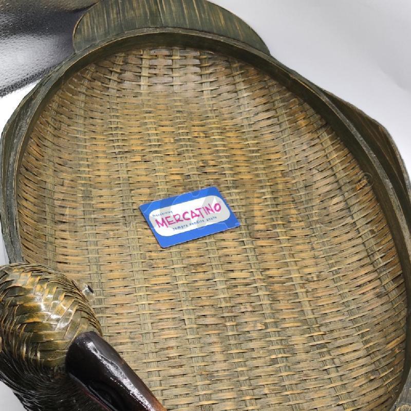 CENTROTAVOLA BAMBU FORMA UCCELLO ESOTICO CM 63 X 36 | Mercatino dell'Usato Torino san paolo 3