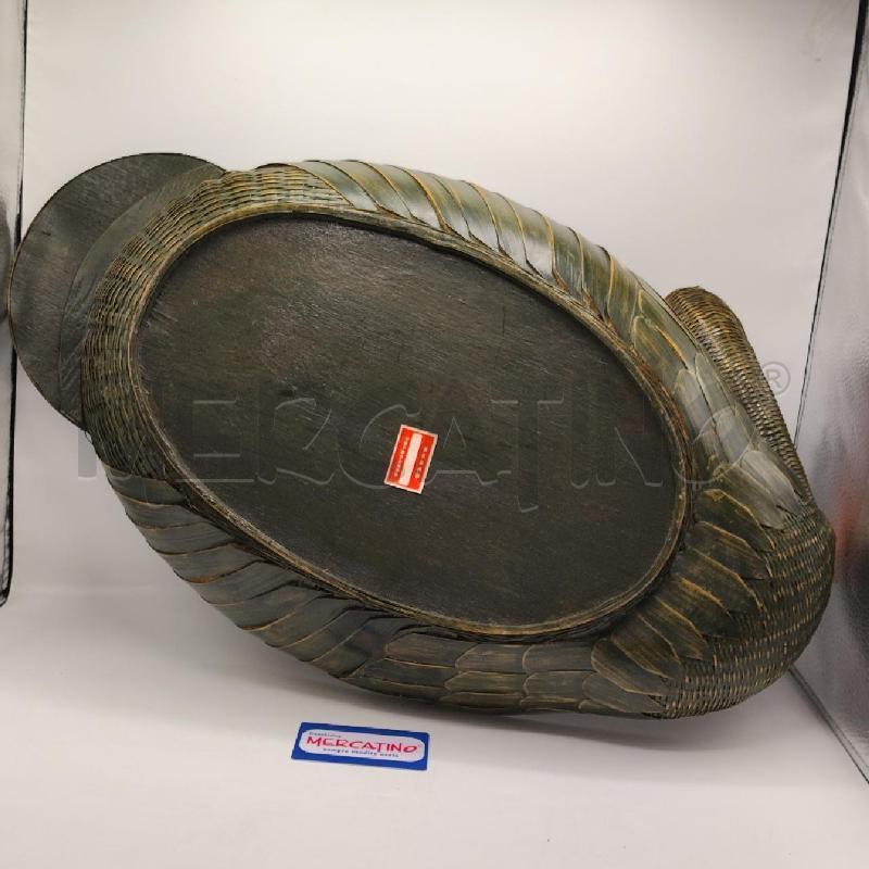 CENTROTAVOLA BAMBU FORMA UCCELLO ESOTICO CM 63 X 36 | Mercatino dell'Usato Torino san paolo 4