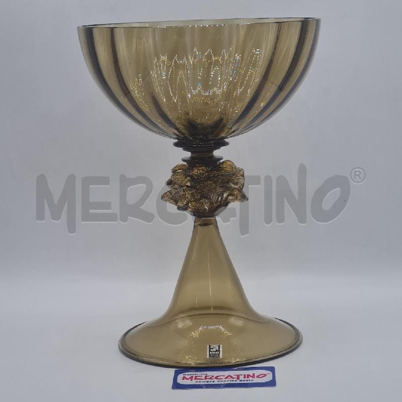COPPA CRISTALLO FUME GLASS | Mercatino dell'Usato Torino san paolo 1