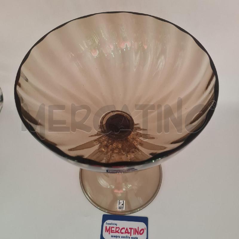 COPPA CRISTALLO FUME GLASS | Mercatino dell'Usato Torino san paolo 4