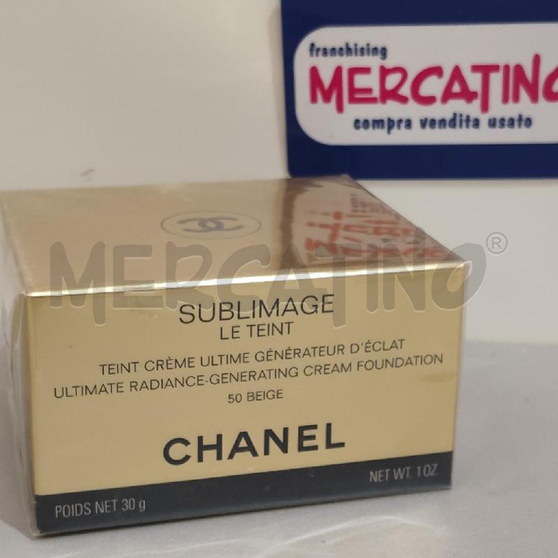 CREMA CHANEL SUBLIMAGE LE TEINT 50 BEIGE  | Mercatino dell'Usato Torino san paolo 1