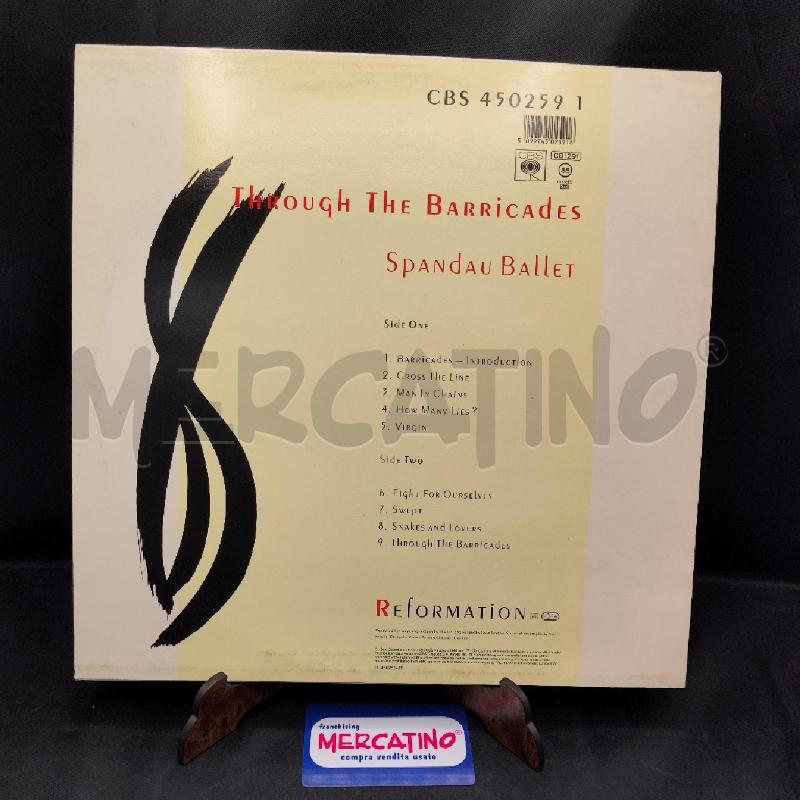 DISCO 33 SPANDAU BALLET THROUGH THE BARRICADES | Mercatino dell'Usato Torino san paolo 2