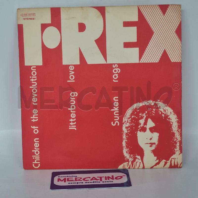 DISCO 45 CHILDREN OF THE REVOLUTION T-REX | Mercatino dell'Usato Torino san paolo 1