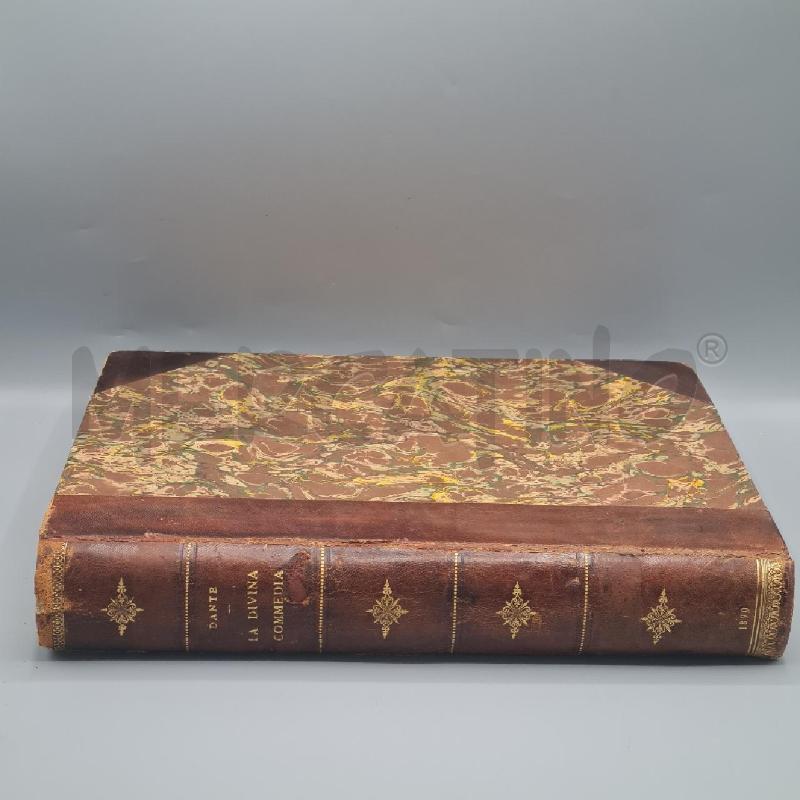 DIVINA COMMEDIA 1890 RILEGATO CUOIO | Mercatino dell'Usato Torino san paolo 3