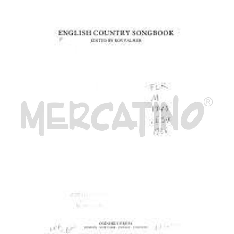 ENGLISH COUNTRY SONGBOOK | Mercatino dell'Usato Torino san paolo 1