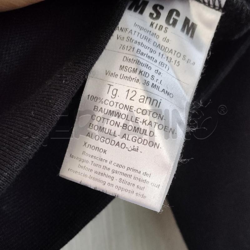 FELPA BAMBINO N MSGM  | Mercatino dell'Usato Torino san paolo 4