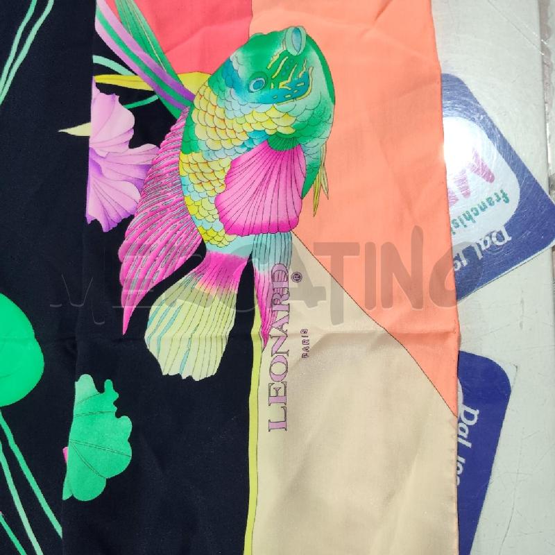FOULARD LEONARD PARIS PESCI FIORI  | Mercatino dell'Usato Torino san paolo 3