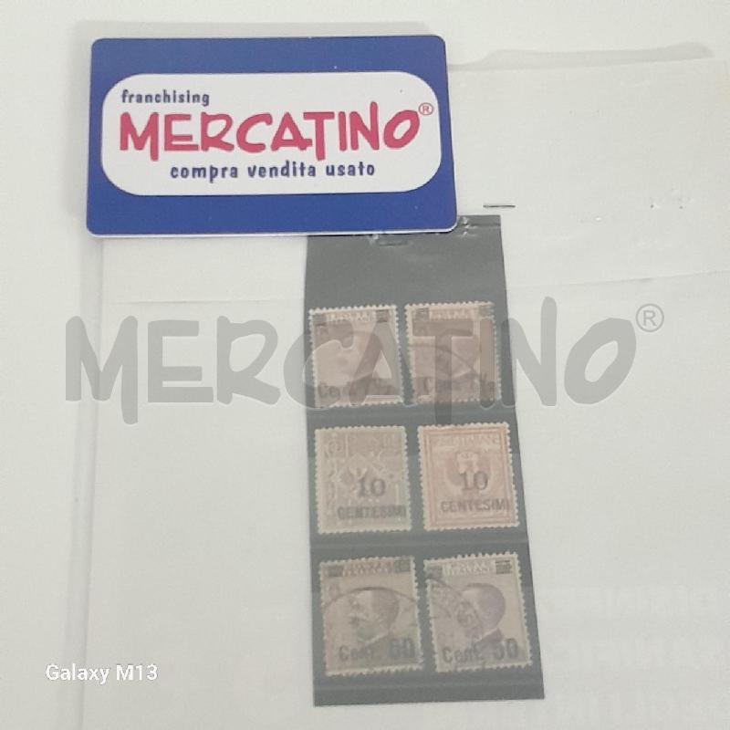 FRANCOBOLLI ITALIA REGNO ANNI 20 SERIE | Mercatino dell'Usato Torino san paolo 1