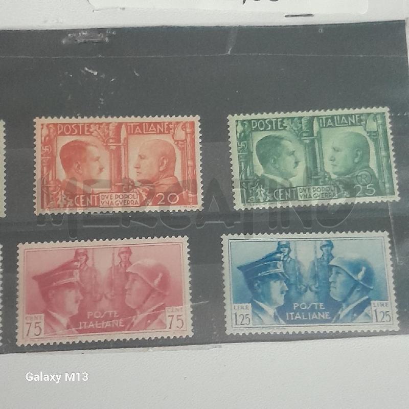 FRANCOBOLLI ITALIA REGNO DUE POPOLI UNA GUER RA | Mercatino dell'Usato Torino san paolo 3