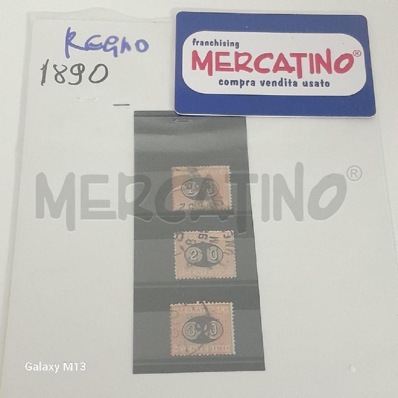 FRANCOBOLLI ITALIA REGNO SEGNA TASSE TRIS | Mercatino dell'Usato Torino san paolo 1