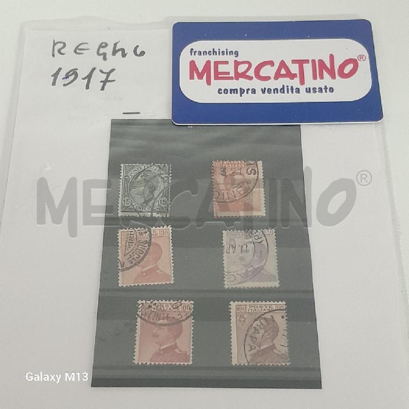 FRANCOBOLLI ITALIA REGNO SERIE 1917 | Mercatino dell'Usato Torino san paolo 1