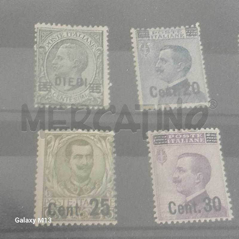 FRANCOBOLLI ITALIA REGNO VITTORIO EMANUELE III SERIE COMPLETA | Mercatino dell'Usato Torino san paolo 2