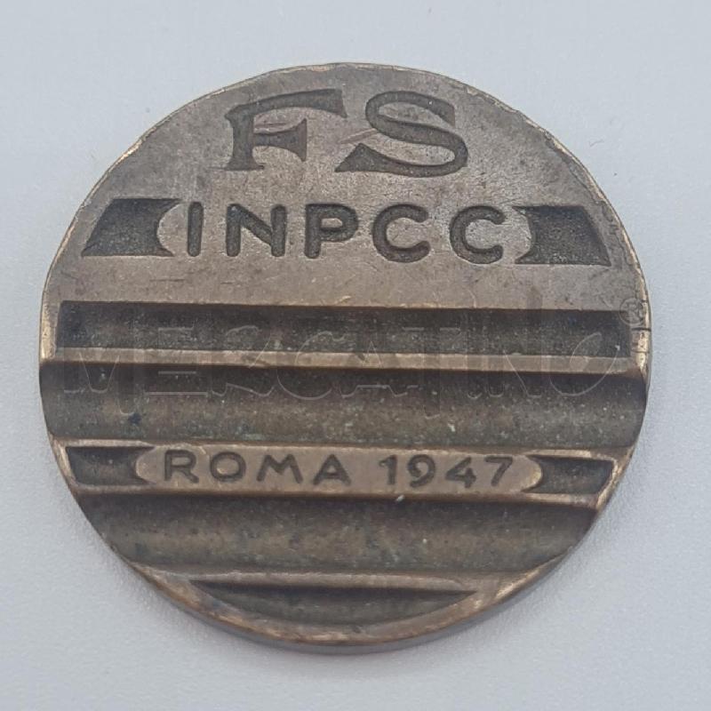 GETTONE FS INPCC ROMA 1947 | Mercatino dell'Usato Torino san paolo 3