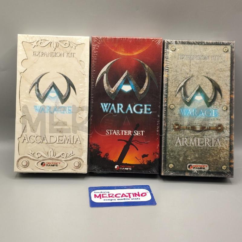 GIOCO CARTE WARAGE SARTER SET CON DUE ESPANSIONI  | Mercatino dell'Usato Torino san paolo 1