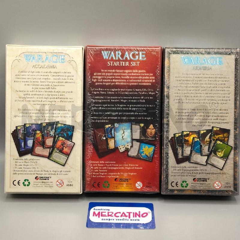 GIOCO CARTE WARAGE SARTER SET CON DUE ESPANSIONI  | Mercatino dell'Usato Torino san paolo 2