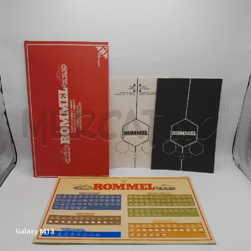 GIOCO DA TAVOLO ROMMEL INTERNATIONAL TEAM  | Mercatino dell'Usato Torino san paolo 3