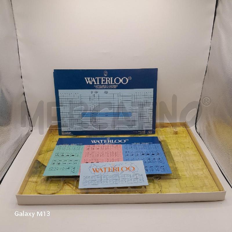 GIOCO DA TAVOLO WATERLOO INTERNATIONAL TEAM | Mercatino dell'Usato Torino san paolo 2