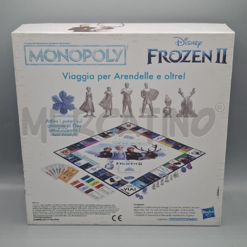 GIOCO MONOPOLY FROZEN II HASBRO | Mercatino dell'Usato Torino san paolo 2