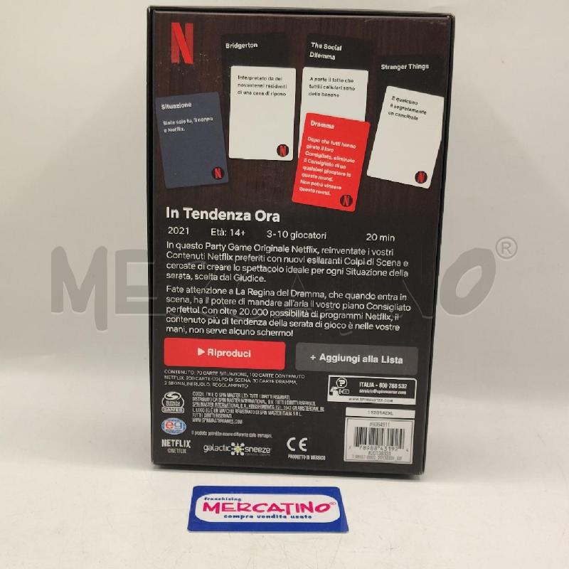 GIOCO SCATOLA NETFLIX COME NUOVO | Mercatino dell'Usato Torino san paolo 2