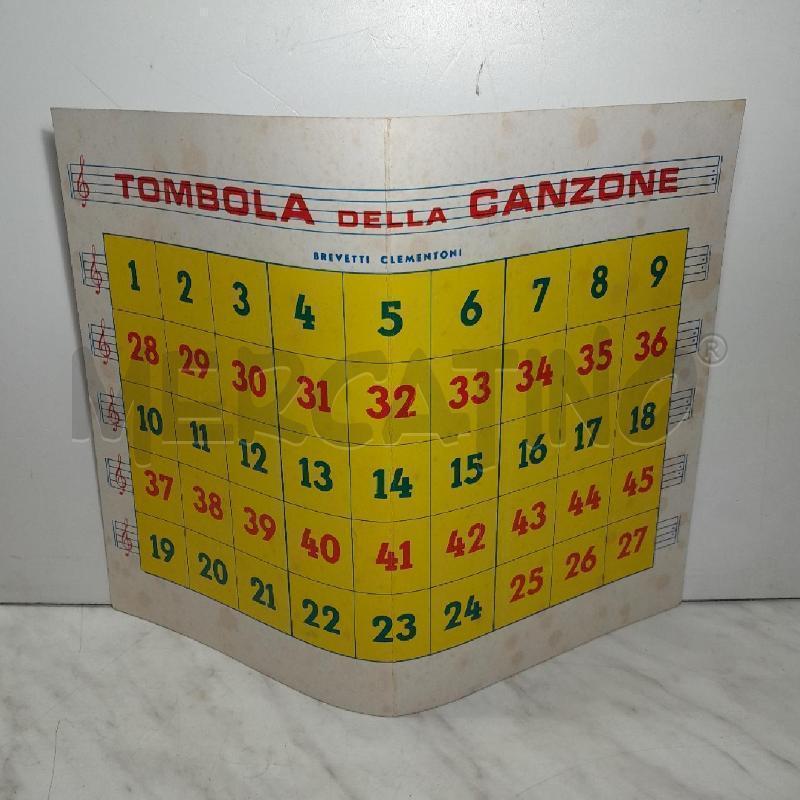 GIOCO TAVOLO TOMBOLA DELLA CANZONE CLEMENTONI | Mercatino dell'Usato Torino san paolo 3