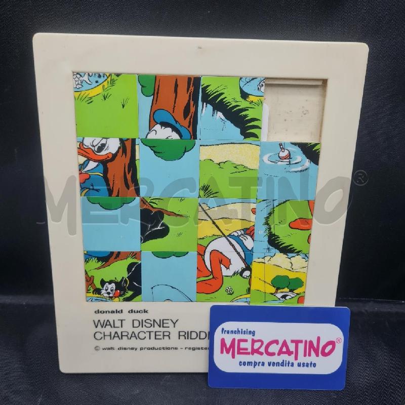 GIOCO WALT DISNEY CHARACTER RIDDLE | Mercatino dell'Usato Torino san paolo 1