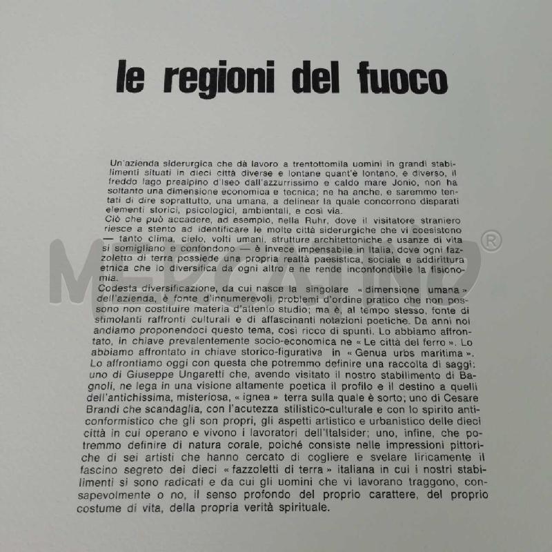 LIBRO FOTOGRAFIA CON TAVOLE LE REGIONI DEL FUOCO | Mercatino dell'Usato Torino san paolo 1