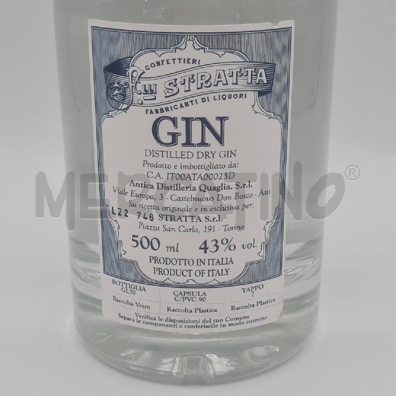 LIQUORE GIN FRATELLI STRATTA  | Mercatino dell'Usato Torino san paolo 3