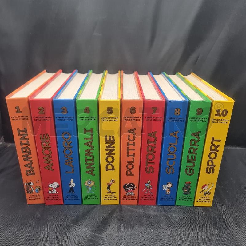 L'ENCICLOPEDIA DELLE STRISCE REPUBBLICA SERIE COMPLETA  | Mercatino dell'Usato Torino san paolo 2