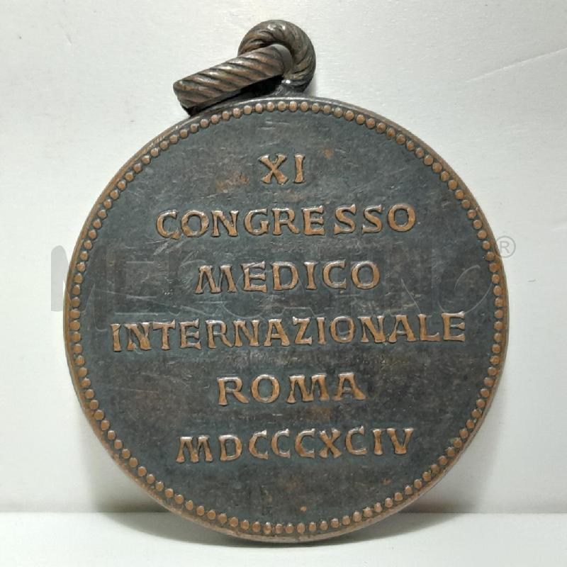 MEDAGLIA ANGELO CAPPUCCIO 1894 CONGRESSO MEDICO | Mercatino dell'Usato Torino san paolo 3