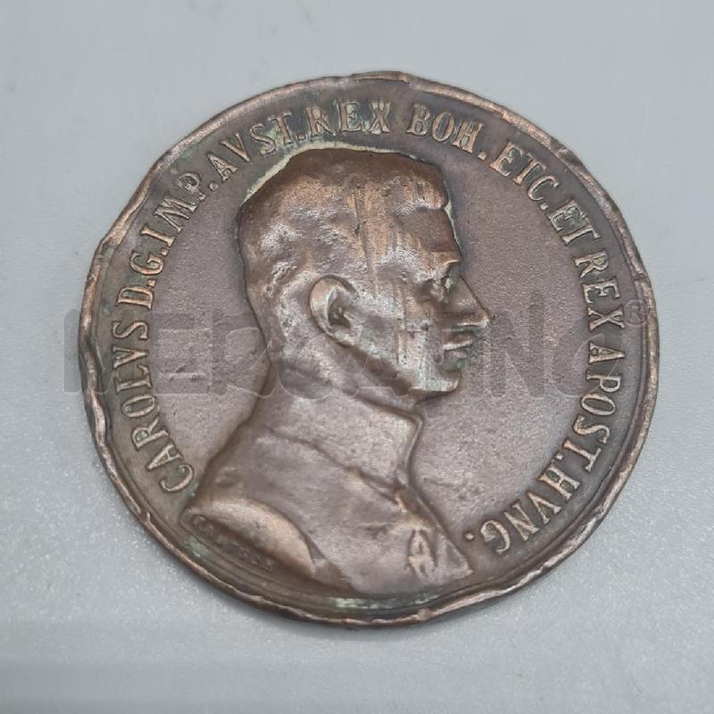 MEDAGLIA CARLO I IMPERATORE D'AUSTRIA | Mercatino dell'Usato Torino san paolo 2