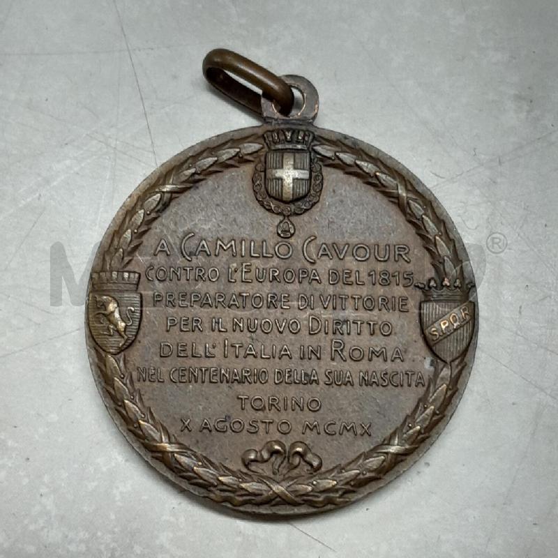 MEDAGLIA CAVOUR RICORDO TORINO 1910 | Mercatino dell'Usato Torino san paolo 3