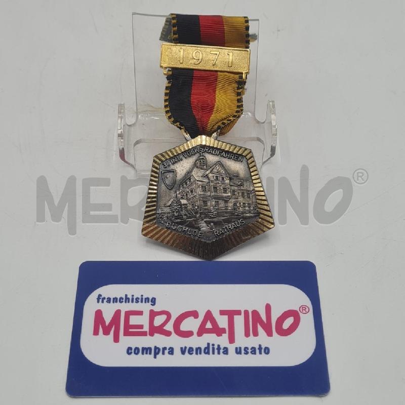 MEDAGLIA CICLISMO ADLER 1971 | Mercatino dell'Usato Torino san paolo 1