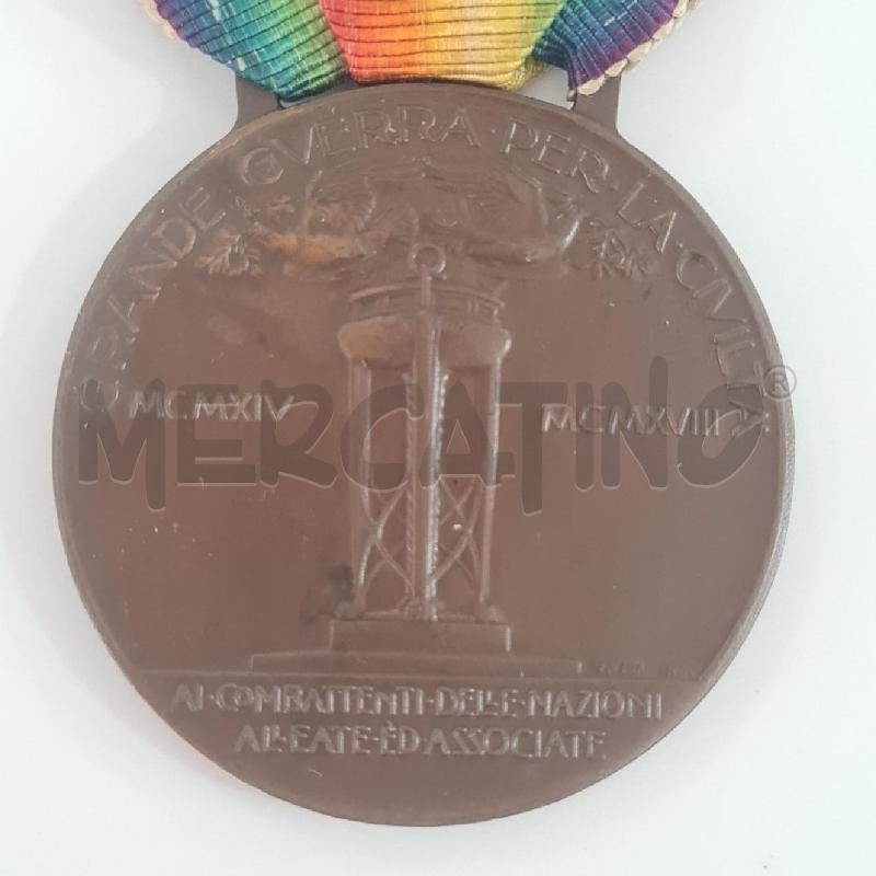 MEDAGLIA COMMEMORATIVA VITTORIA GRANDE GUERRA | Mercatino dell'Usato Torino san paolo 2
