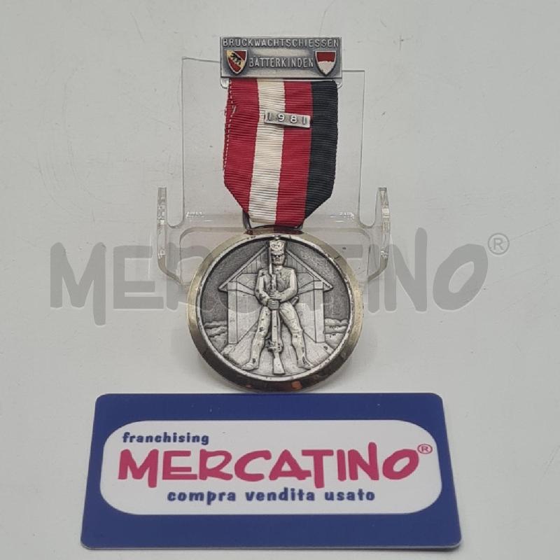 MEDAGLIA SVIZZERA SPARATORIA ALLA GUARDIA DEL PONTE 1981 | Mercatino dell'Usato Torino san paolo 1