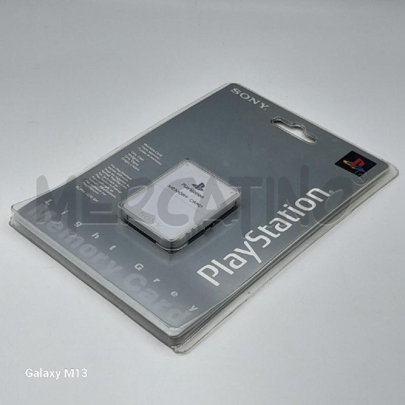 MEMORY CARD PS1 SIGILLATA  | Mercatino dell'Usato Torino san paolo 2