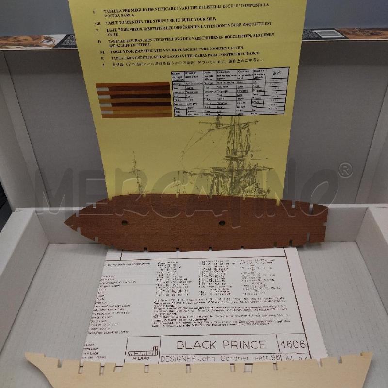 MODELLINO NAVE BLACK PRINCE PRIVATEER SCHOONER C MAMOLI | Mercatino dell'Usato Torino san paolo 3