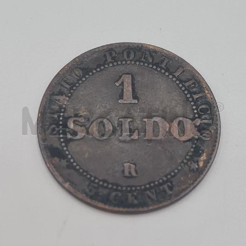 MONETA SOLDO PIO IX ROMA 1867 | Mercatino dell'Usato Torino san paolo 2