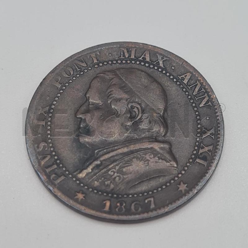 MONETA SOLDO PIO IX ROMA 1867 | Mercatino dell'Usato Torino san paolo 3