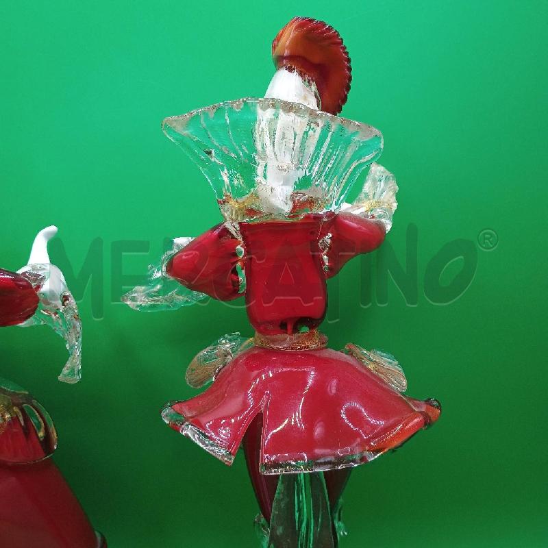 MURANO COPPIA DANZATRICI CM 35 | Mercatino dell'Usato Torino san paolo 3