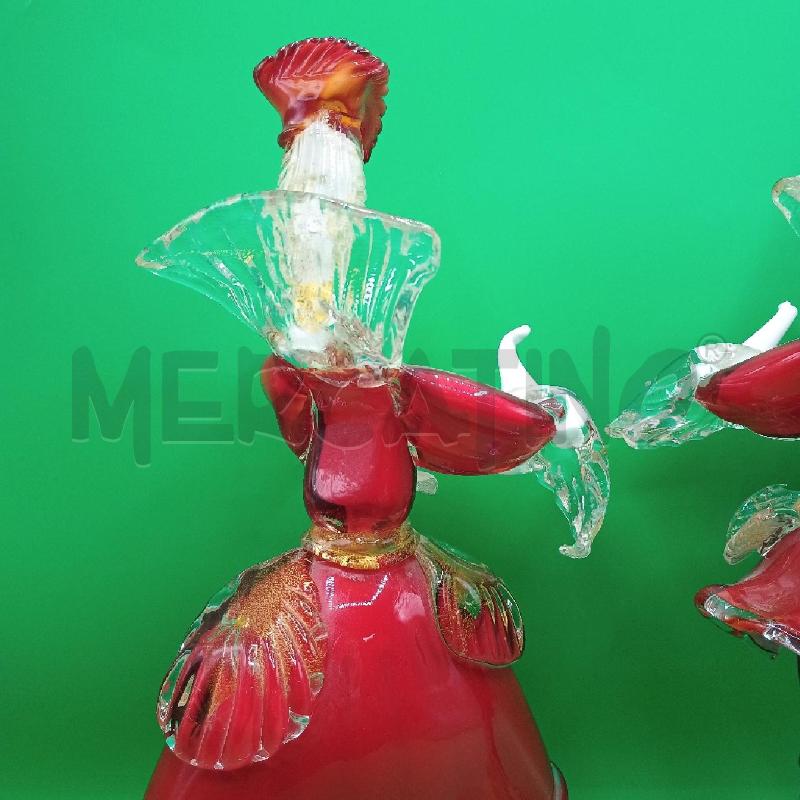 MURANO COPPIA DANZATRICI CM 35 | Mercatino dell'Usato Torino san paolo 4