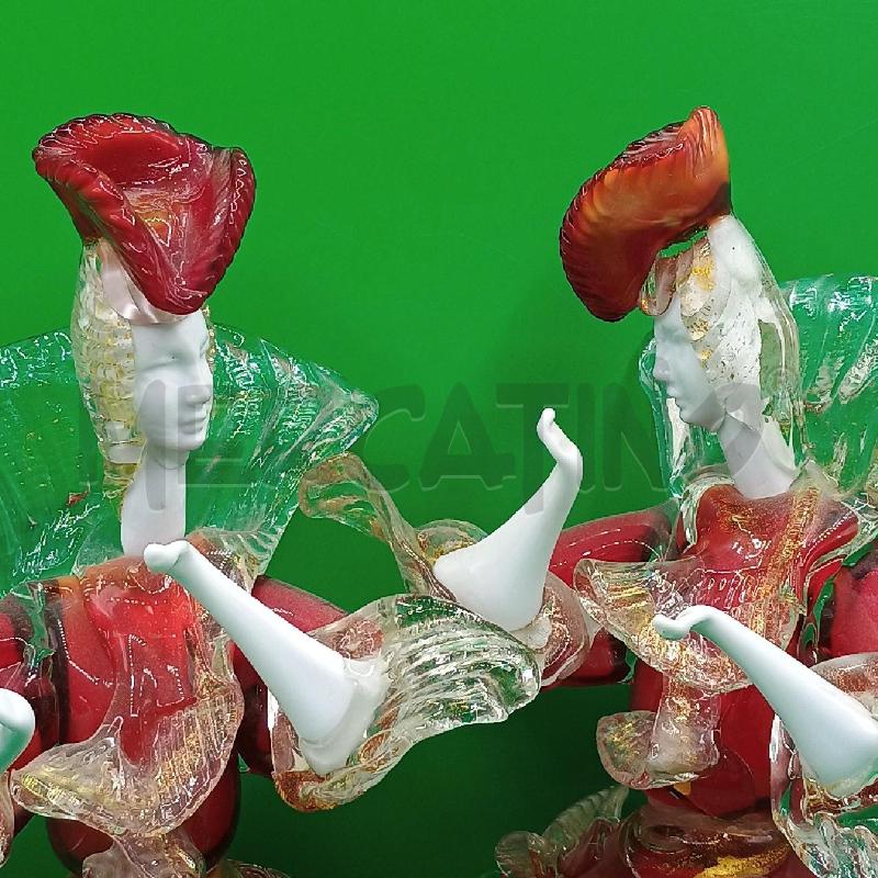 MURANO COPPIA DANZATRICI CM 35 | Mercatino dell'Usato Torino san paolo 5