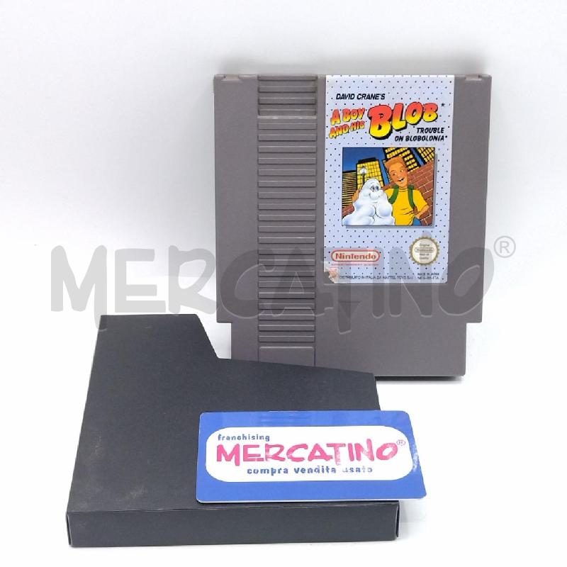 NES GIOCO A BOY AND HIS BLOB NON TESTATO | Mercatino dell'Usato Torino san paolo 1