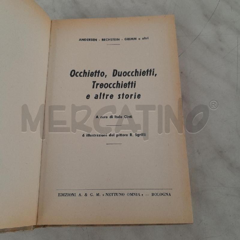OCCHIETTO DUOCCHIETTI TREOCCHIETTI NETTUNO OMNIA 1953 | Mercatino dell'Usato Torino san paolo 2