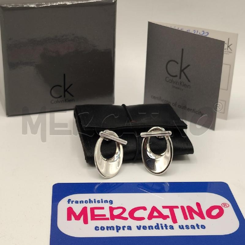 ORECCHINI GR CALVIN KLEIN CONF ORIGINALE | Mercatino dell'Usato Torino san paolo 1