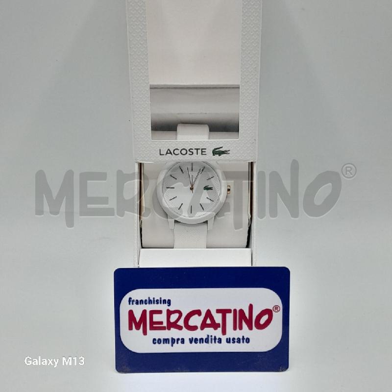 OROLOGIO LACOSTE BIANCO QUARTZ | Mercatino dell'Usato Torino san paolo 1